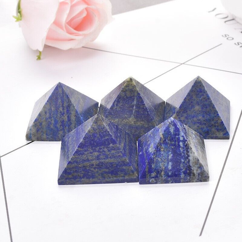 Small Size Natural Stone Crystal Pyramid Energy Gemstone Tower Home Decor Gifts