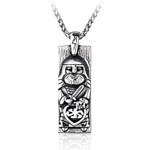 Stylish Retro Gothic Punk Mix Theme Titanium Steel Pendant Gift Unisex Necklace
