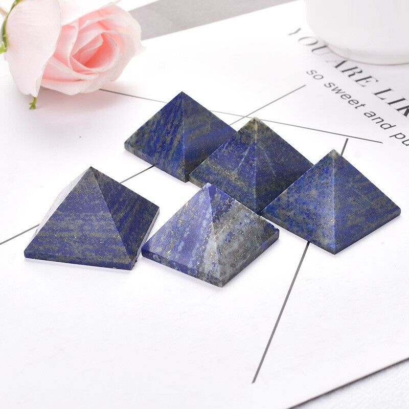 Small Size Natural Stone Crystal Pyramid Energy Gemstone Tower Home Decor Gifts