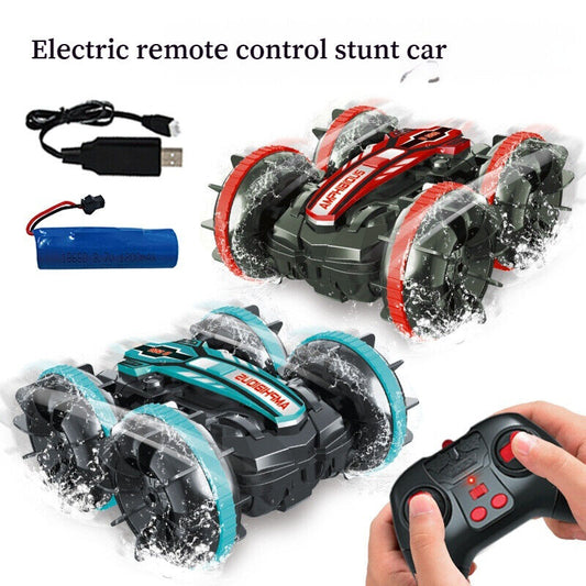 Amphibious Remote Control Car Stunt Double-sided Tumbling 2.4GHZ Kid's Toy Boy
