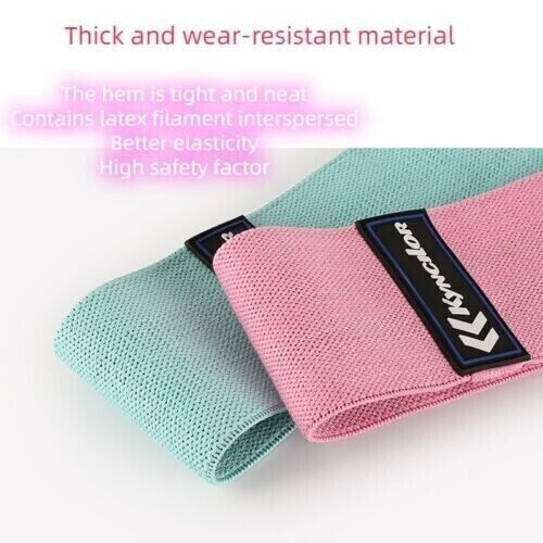 Women's Fitness Yoga Squat Sports Bandage Hip Training Aid Nonslip Elastic Band