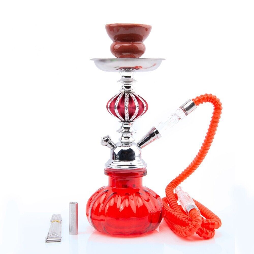 Handmade Traditional Style Gift 28cm Shisha Single Hose Hookah Set Small Size