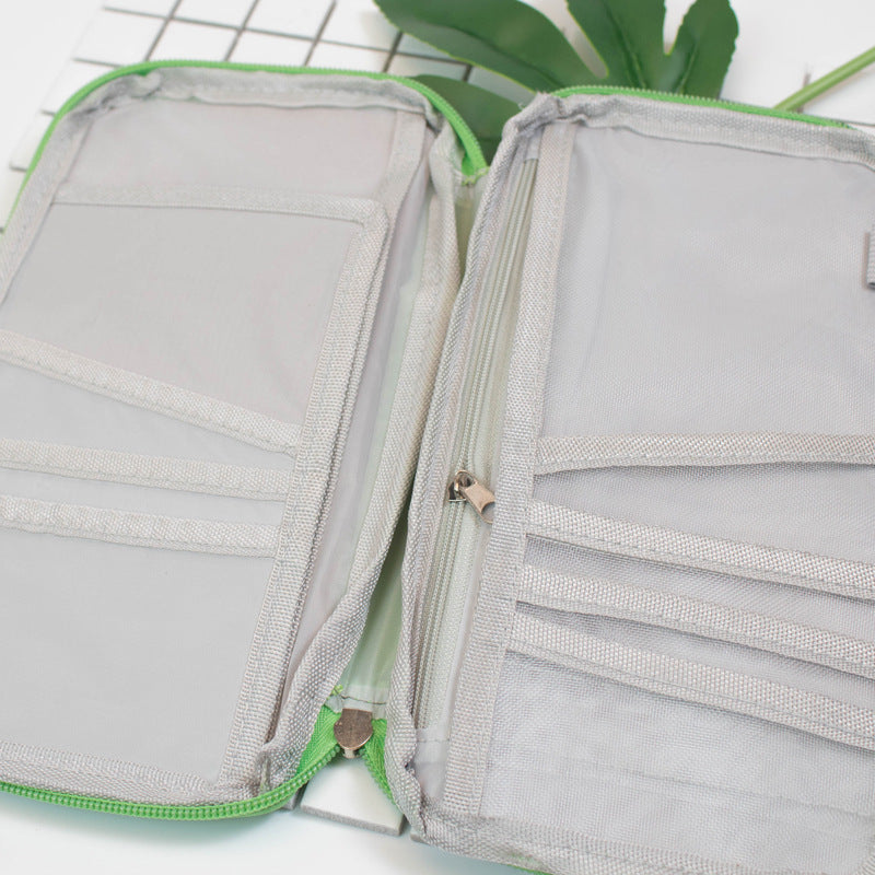 NEW TRAVEL PASSPORT HOLDER WALLET CREDIT CARD ORGANIZER BAG