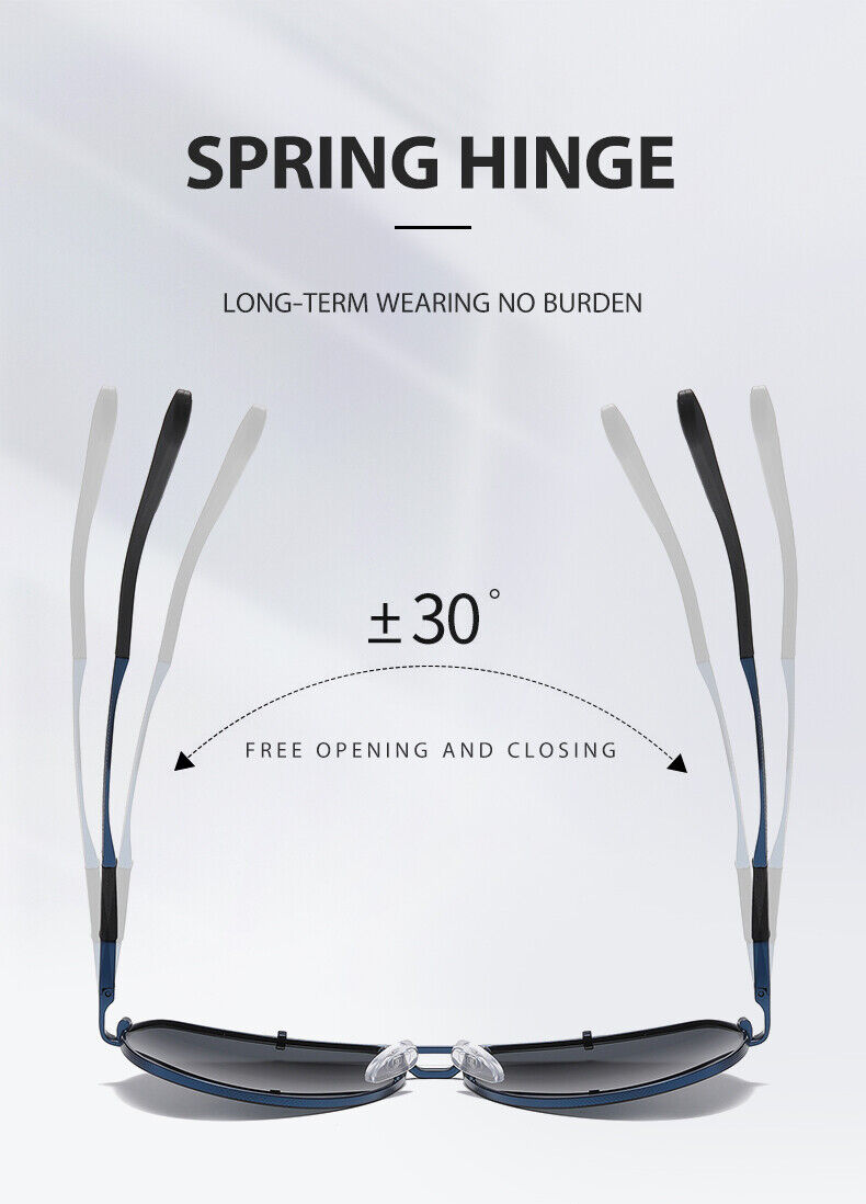 New Unisex Fashion Frame Anti UV400 Polarized Driving Fishing Sunglasses