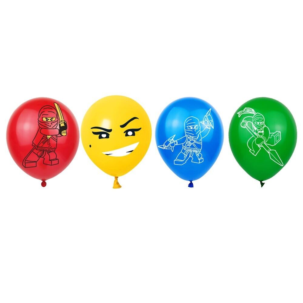 Mixed Theme Children's Birthday Alphabet Pull Flag Cake Balloons Multiple