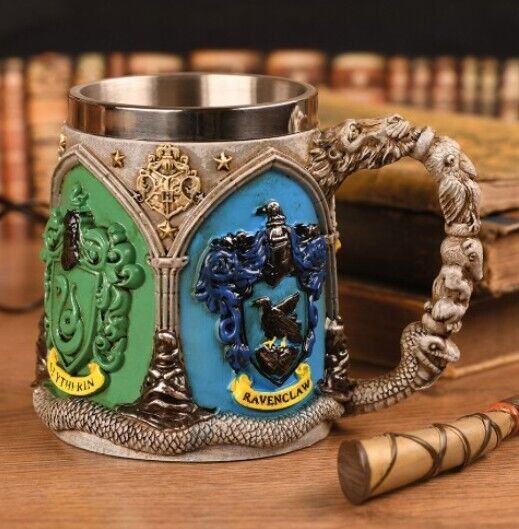 Creative Stainless Steel Mark Water Coffee Tall Cup Ice And Fire Game Cup Bottle