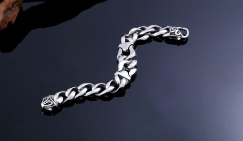 New Unisex Retro Punk Biker Nordic Viking Men Bangle titanium steel bracelet