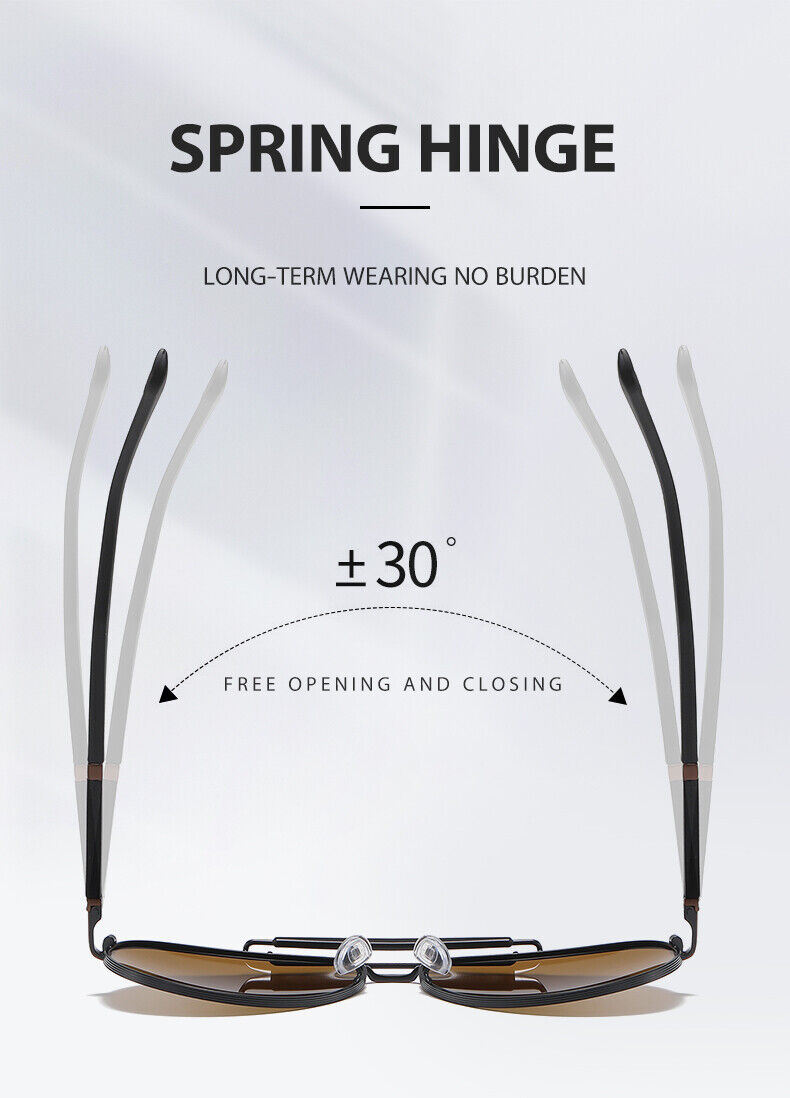 AU Unisex Fashion Anti UV400 Driving Fishing Quality Frame Polarized Sunglasses