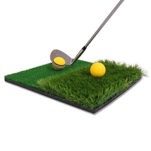 Mini Indoor Practice Mat Golf Batting Mat Grass Training Mat Spike Foam Balls