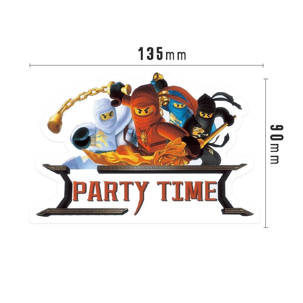 Mixed Theme Children's Birthday Alphabet Pull Flag Cake Balloons Multiple