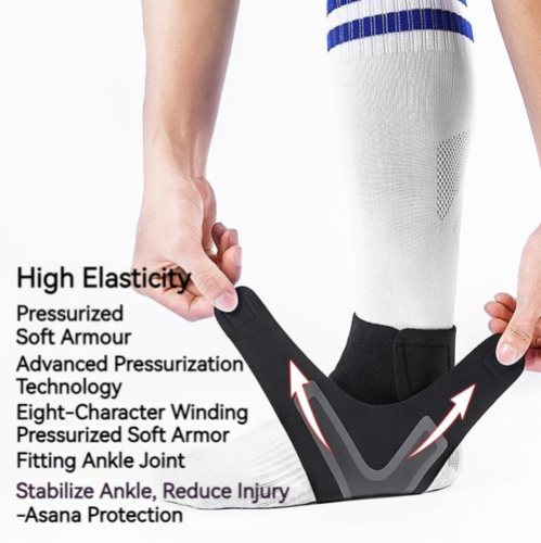 Unisex Compression Ankle Socks With Anti-sprain Protection Sports Protectors