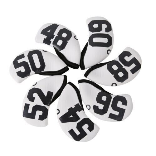 New Golf Iron Head Cover Protective Golf Iron Neoprene Sand Bar Set 7 Packs