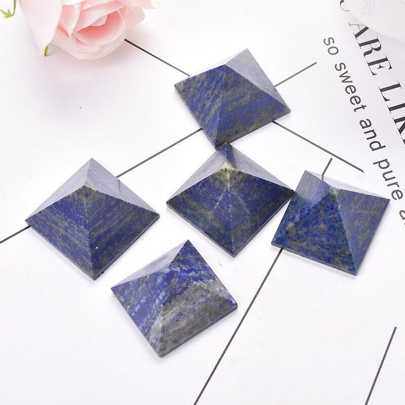 Small Size Natural Stone Crystal Pyramid Energy Gemstone Tower Home Decor Gifts