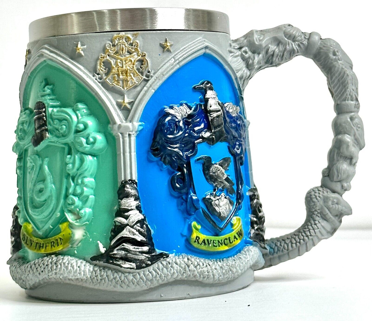 Creative Stainless Steel Mark Water Coffee Tall Cup Ice And Fire Game Cup Bottle