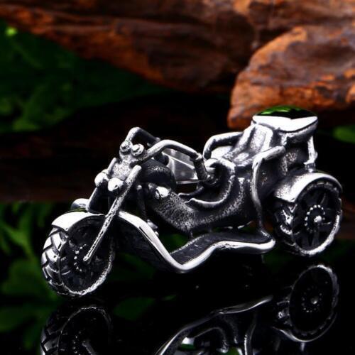 Retro Pendant Punk Vintage Cross Animal Totem Poker Pendant Biker Chain Necklace