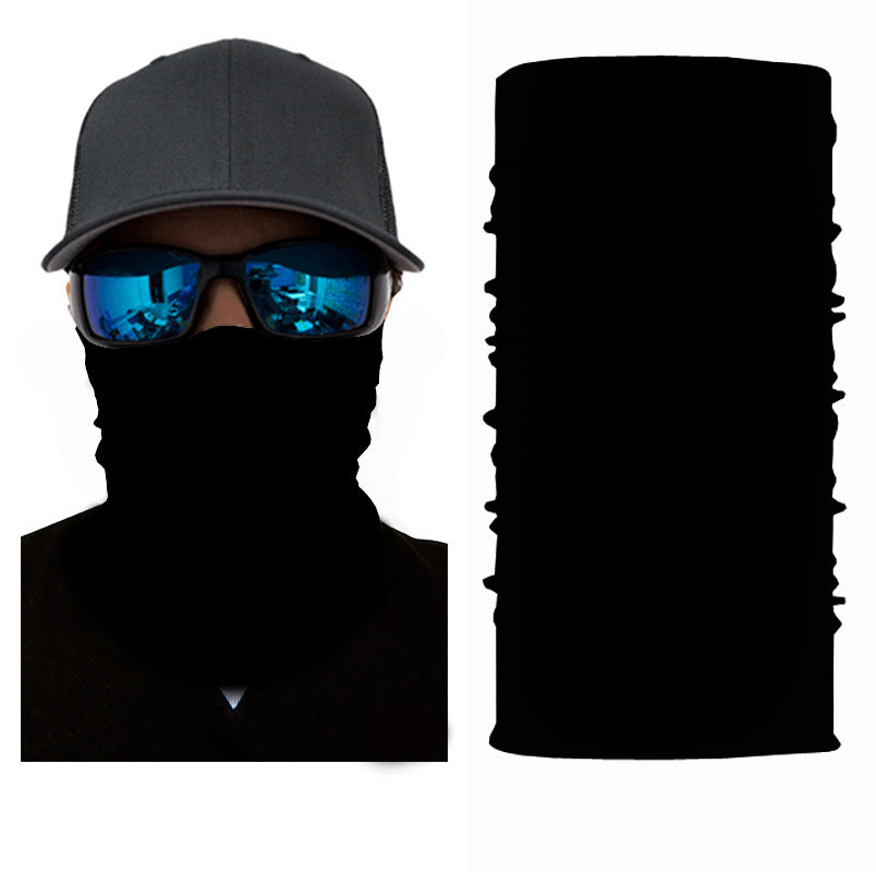 Pure Colour Gradient Series Sunscreen Cycling Neckerchief Bandanas Fabric Mask