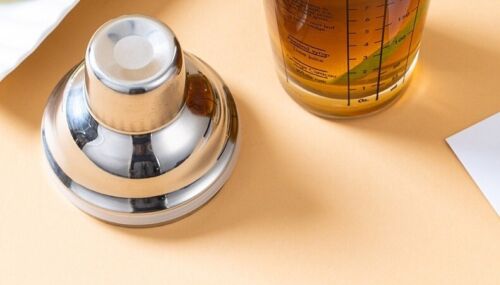 Cocktail Glass Shaker Cup Milk Tea Beer Lemon Hand Mixer Cup Coke Pot 400ML