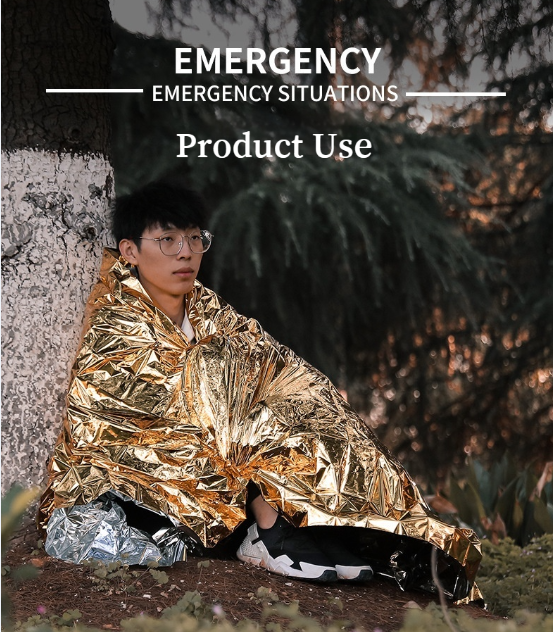 Camping First Aid Wilderness Warm Survival Insulation Rescue Emergency Blanket
