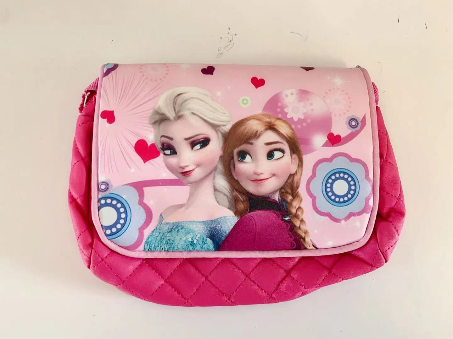 My Little Pony Frozen Elsa Anna hot Pink Kids Cross shoulder Bag gift