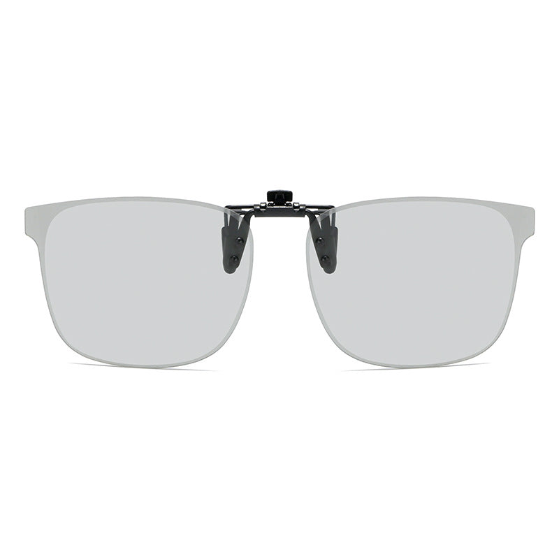 Unisex Fashion Polarized Flip-up Clip-on Lenses For Myopic Glasses Multicolour