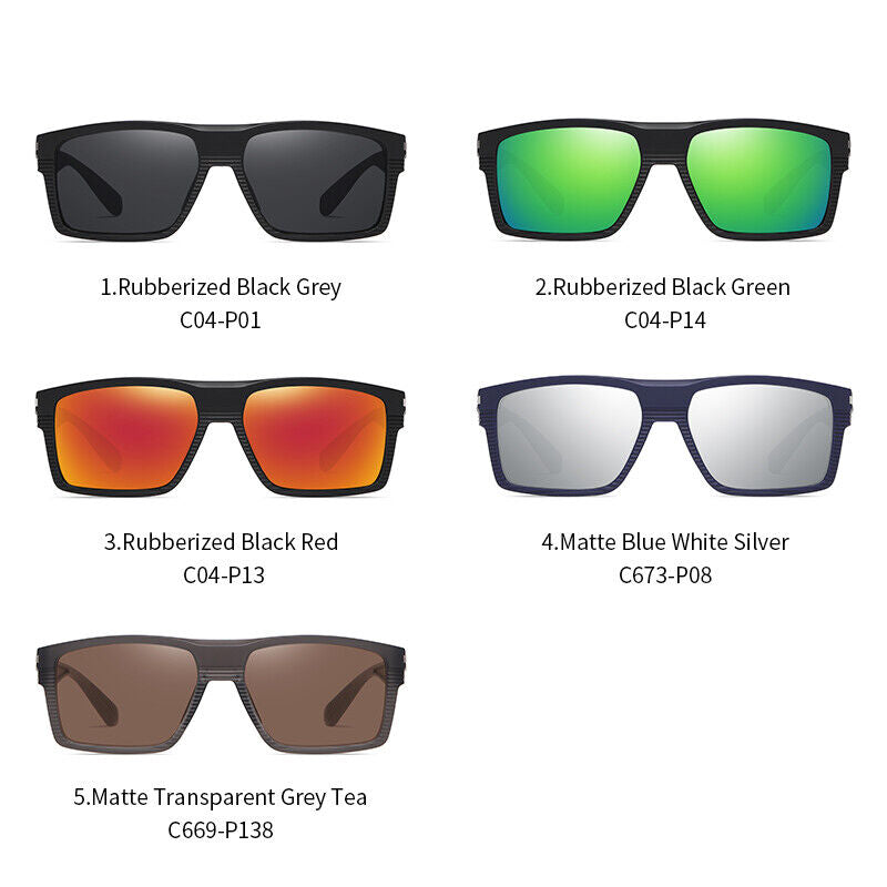 Men's Cool Looking Anti UV400 Polarized Sport Driving Fishing Eyewear Sunglasses