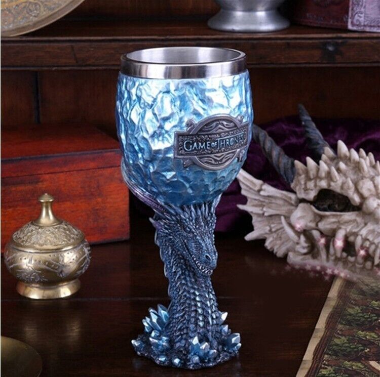 Creative Stainless Steel Mark Water Coffee Tall Cup Ice And Fire Game Cup Bottle