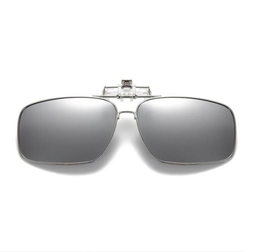 Unisex Driving Fishing Polarized UV 400 Protection Clip On Flip up Sunglasses