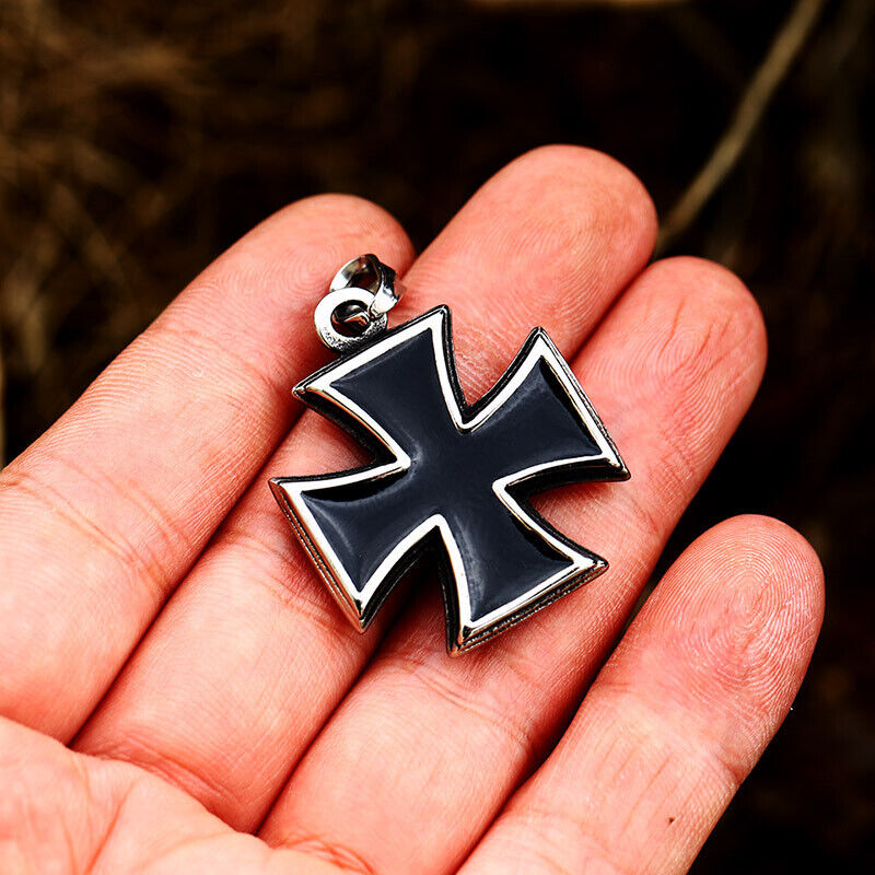 Unisex Mix Theme Retro Punk Vintage Titanium Steel Power Fist Pendant Necklace Gift