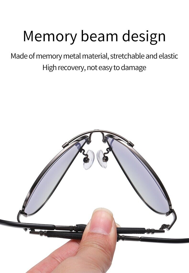 New Trendy frame Unisex polarized Sunglasses Driving Night vision Anti UV400