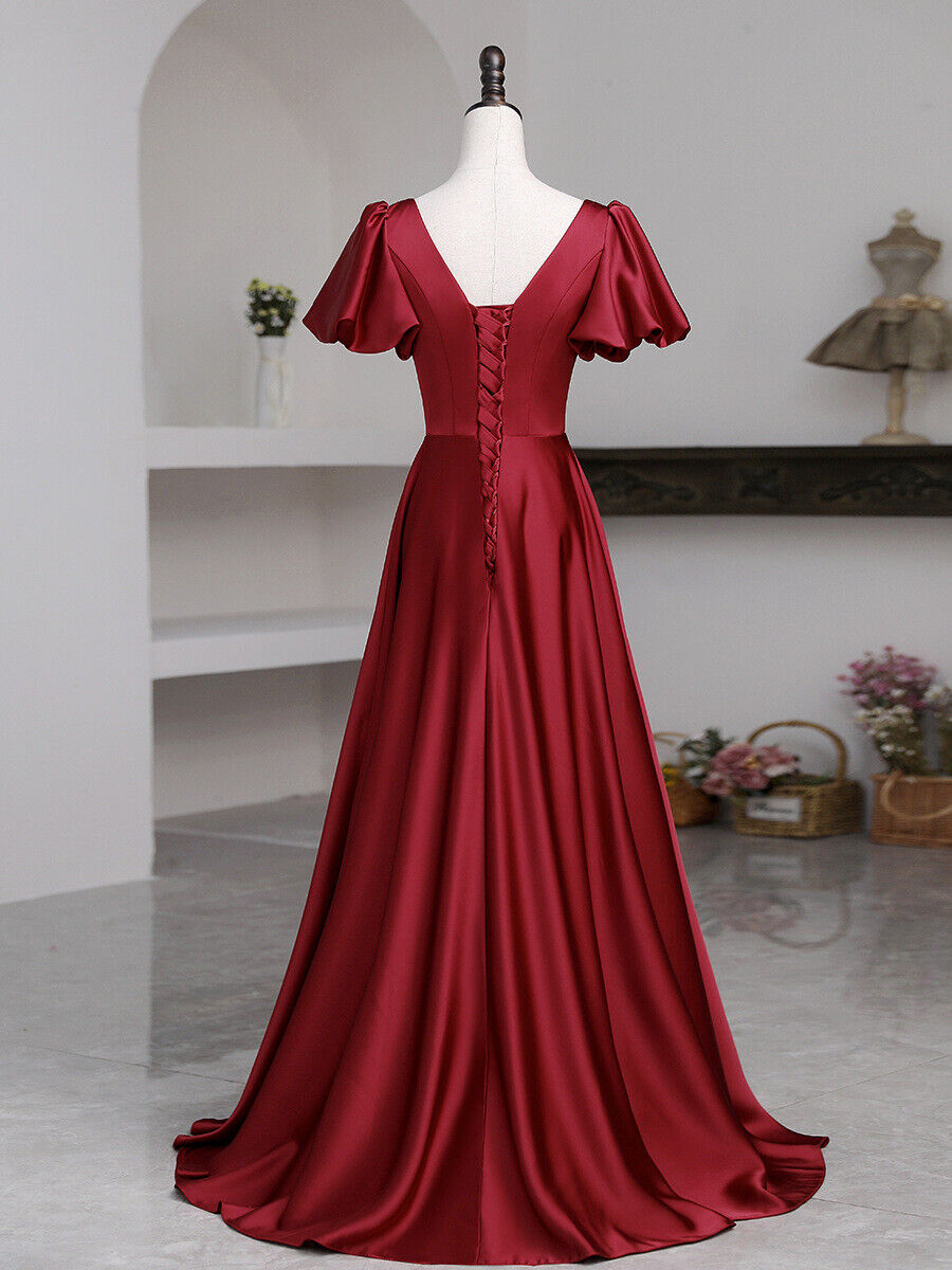 Women Formal Evening Wedding Long Maxi Cocktail Prom Bridesmaid Ball Gown Dress