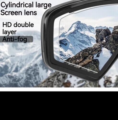 Unisex Anti-fog Sunglass Columnar Double Layer UV Protective Ski Snow Goggles