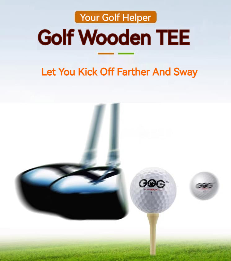 New Durable Wooden Golf Practice Accessory Spikes TEE Holder Ball Rest Ladder