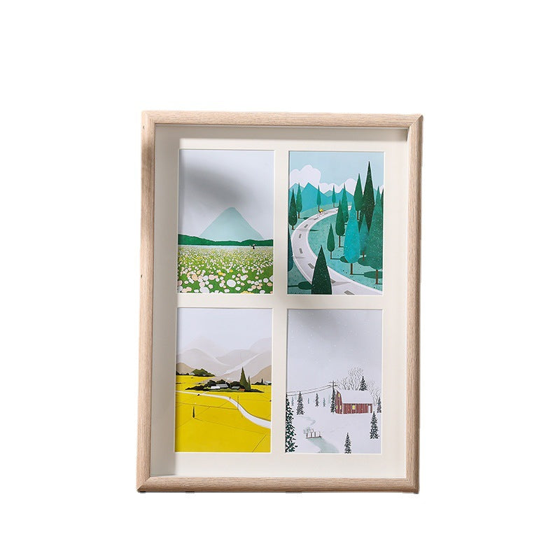 Fashion Collage Multi Openings Photos Hole Gallery Picture Frame Family Gift