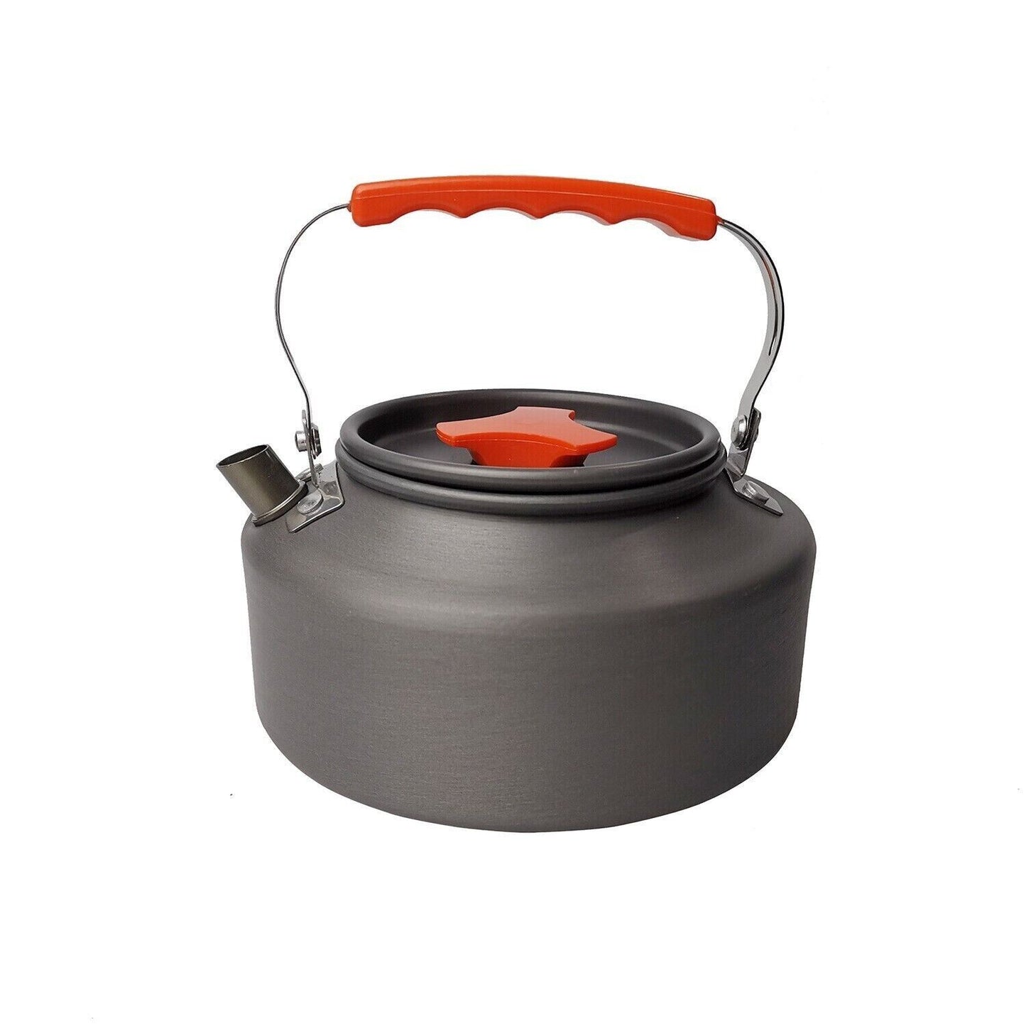Outdoor Camping Hard Aluminium Oxide 1.1L Kettle Portable Boil Teapot Coffee Pot