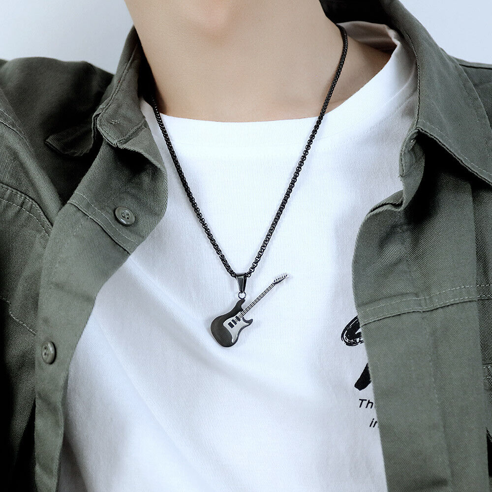 Stylish Retro Gothic Punk Mix Theme Titanium Steel Pendant Gift Unisex Necklace