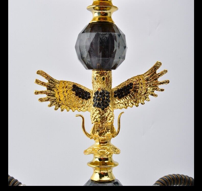Handmade Traditional Gift Eagle Eiffel Tower Shisha Double or Four Hose Hookah