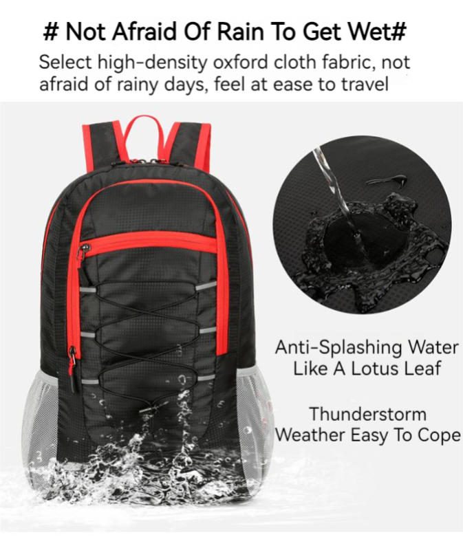 Outdoor Waterproof Light Leisure Folding Mountaineering Hiking Bike Shoulder Bag