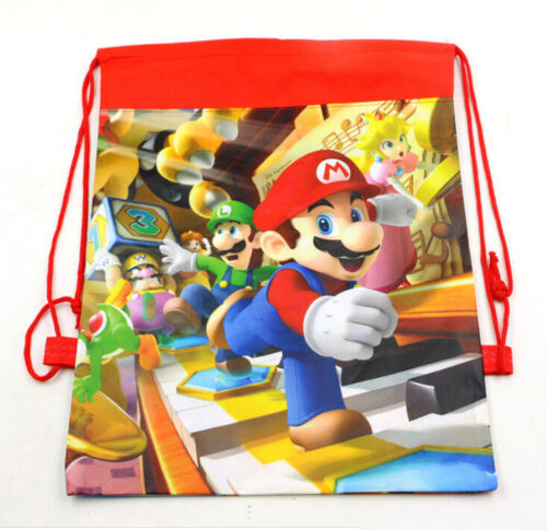 New Cartoon Kids Backpack Drawstring Bag Anime Non-Woven Drawstring Bag
