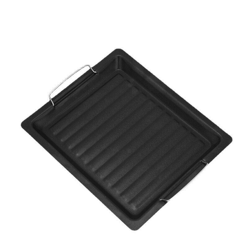 Camping Grill Small Size Non-Stick Grill Pan Grill Accessories Outdoor BBQ Tools