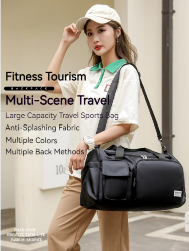 Portable Large Capacity Waterproof Dry Wet Separation Travel Sports Storage Bag