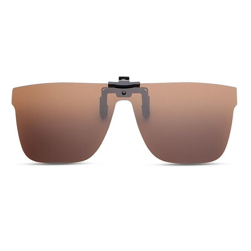 Fashion One-piece lens polarizing Multicolor Lens Retro Flip up Sunglasses Clip