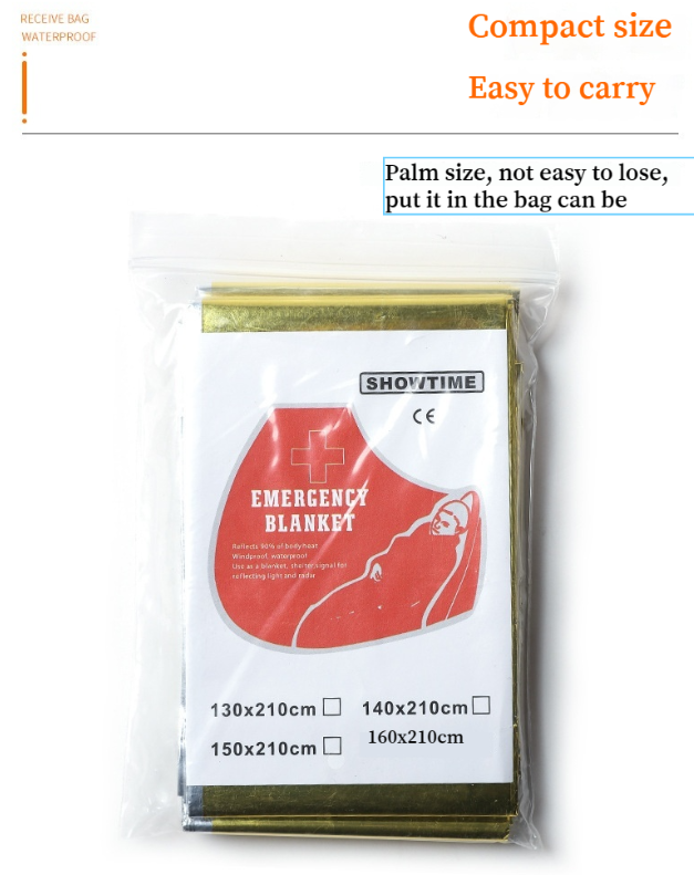 Camping First Aid Wilderness Warm Survival Insulation Rescue Emergency Blanket