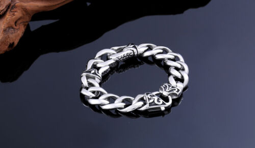 New Unisex Retro Punk Biker Nordic Viking Men Bangle titanium steel bracelet