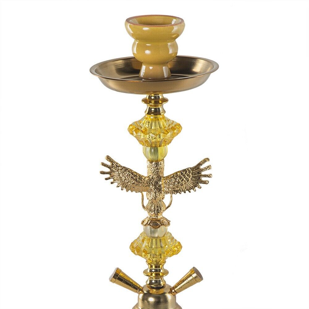 Traditional Collectible Gift Premium Glass Eagle Shisha Hookah Complete Set