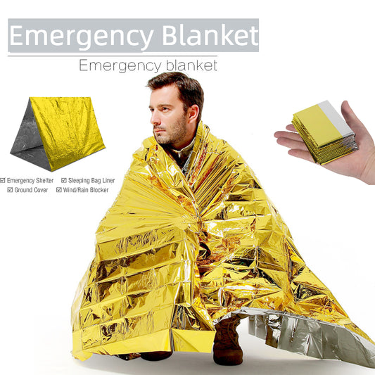 Camping First Aid Wilderness Warm Survival Insulation Rescue Emergency Blanket