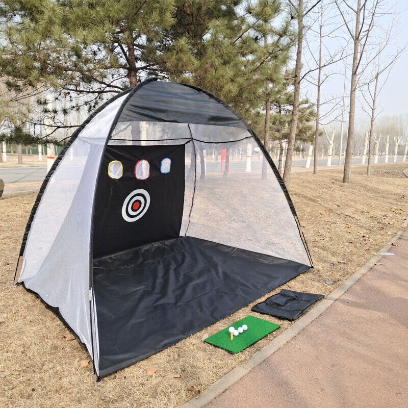 2023 Outdoor Foldable Golf Practice Training Batting Net Dense Oxford Fabric