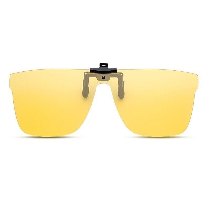 Fashion One-piece lens polarizing Multicolor Lens Retro Flip up Sunglasses Clip