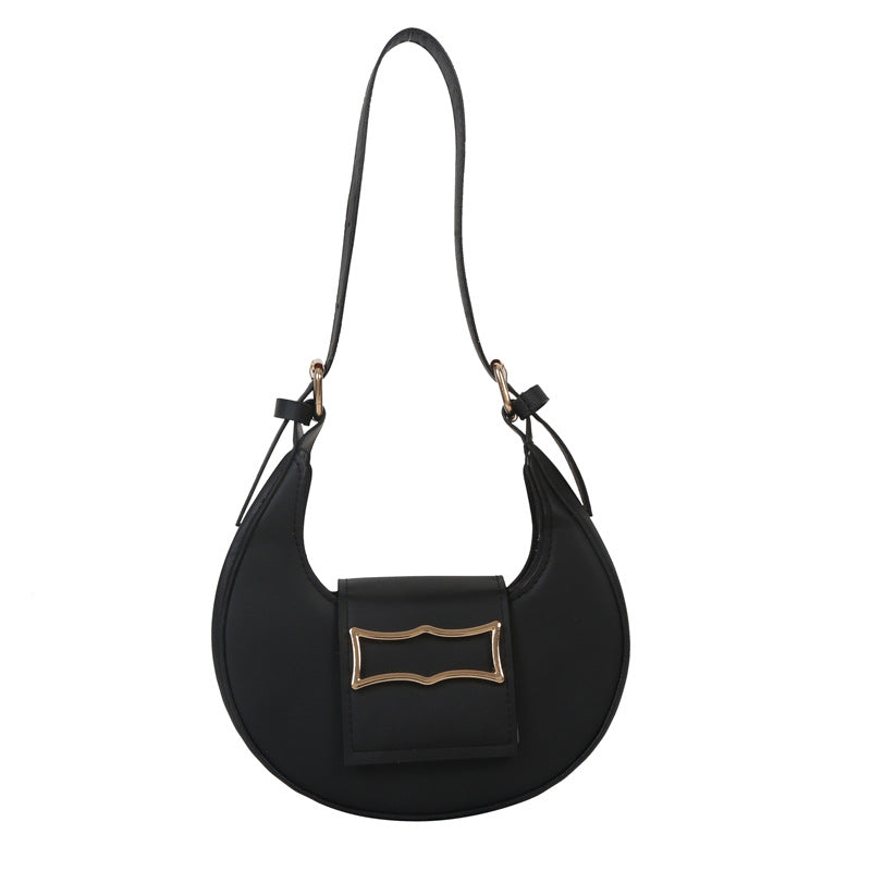 10 Colors Fashion Women Moon Shape Underarm Trend Shoulder Strap Dumpling Bag