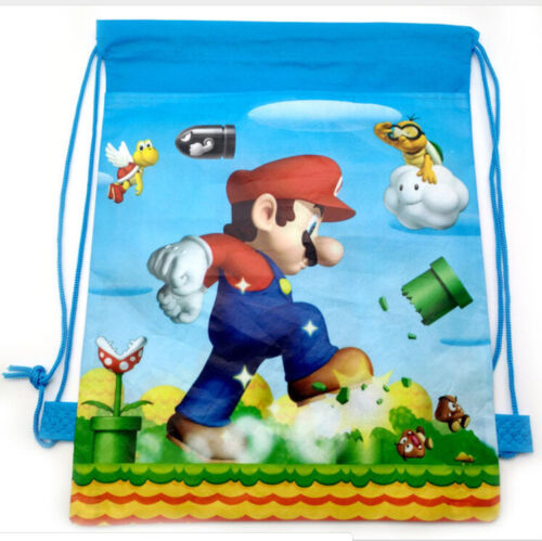 New Cartoon Kids Backpack Drawstring Bag Anime Non-Woven Drawstring Bag