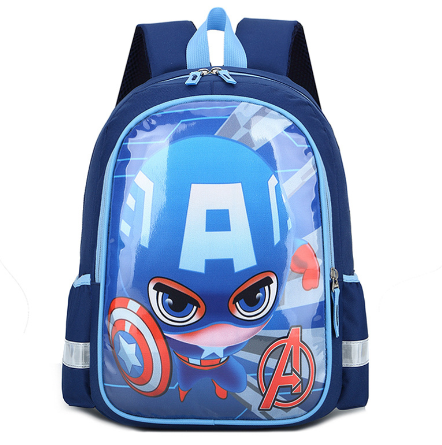 New Boy Girl Children‘s Preschool Kindergarten k=Kids Spider Man Backpack Captain